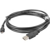 Lanberg USB 2.0 micro AM-MBM5P 1.8m juodas kabelis