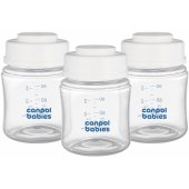 Bottle Set for Breast Milk Storage 3x120ml 0M+ 35/ 235