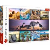 Dėlionė - 1000 - koliažas - Afrika 10792