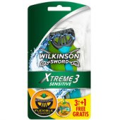 Wilkinson Sword MASZYNKI JEDNOCZĘŚCIOWE XTREME3 SENSITIVE / 3+1 szt.