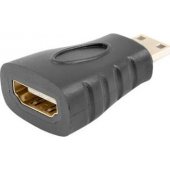Adapter HDMI(F) - HDMI mini black
