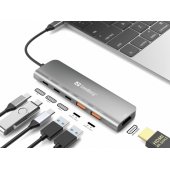 136-65 USB-C Dock HDMI+2xA+2xC+PD100W