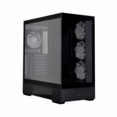 _8479217 Zalman P40 DS, ATX vidutinio bokšto kompiuterio korpusas, 4 x 120mm ARGB ventiliatoriai, Bl