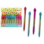 „Pineapple Ballpoint Pen Shiny Gold Color Blue Refill 0.7mm Mix“