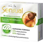 Joanna Sensual Plastry do depilacji twarzy - włosy mocne 16szt.