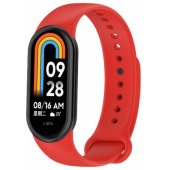 Silikoninis dirželis Xiaomi Mi Band 8 / 9 / 10, raudonas