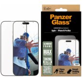 Ekrano apsauginė plėvelė su aliuminio rėmeliu iPhone 16 Pro Max, Ultra-Wide Fit