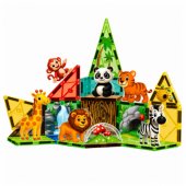Magnetic Construction Blocks Wild Animals Jungle ZOO 27 pcs.