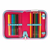 Herlitz SoftLight Plus GreenLine Pink Bubbles, school bag (pink/ light