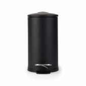 LA036690BLKPEU7 Slimline D formos pedalinis šiukšlių kibiras, 5 litrų
