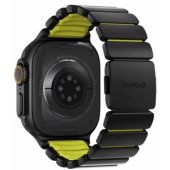 Stratos Band Apple Watch 49mm Black Titanium-Volt FKM