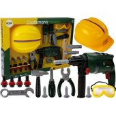 DIY set Battery Drill Goggles and Helmet