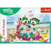 Trefl Puzzle 54 mini Linksmasis Treflikų pasaulis 3 TREFL