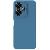 Premium Magnetic švelnaus prisilietimo silikoninis dėklas, skirtas Xiaomi Redmi 13 4G, tamsiai mėlynas
