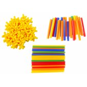 Building Blocks Construction Sticks Straws Set