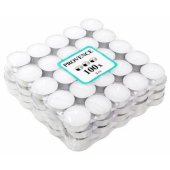 Tealights White 100pcs Ø4x1.5cm
