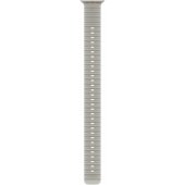 49mm Translucent Grey Ocean Band Extension Natural Titanium Finish