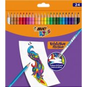 Bic Kids Evolution Illusion 24 spalvoti pieštukai BIC