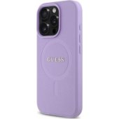 Saffiano MagSafe iPhone 16 Pro Purple