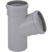 Magnaplast vidaus kanalizacijos trišakis 87° HETA 50mm (11920)