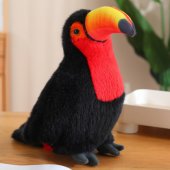 Plush Toucan Bird Plush Toy Mascot Cuddly Toy Red 20cm