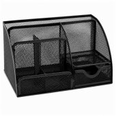 Metal Desk Organizer, Office Drawer, Compartment, Black