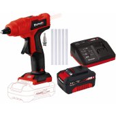 Einhell cordless hot glue gun TE-CG 18 Li - Solo, 18V (red/ black, with