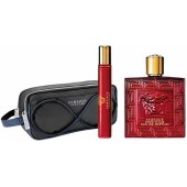 Eros Flame Set EDP 100ml + Travel EDP 10ml + Bag