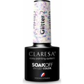 Claresa Claresa Soak Off UV/ LED Glitter lakier hybrydowy 2 5g