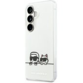 IML Karl and Choupette Peekaboo Logo magnetinis dėklas Galaxy S26, baltas
