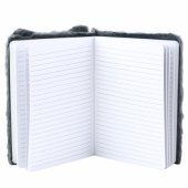 Plush Notebook Notebook Lined Gray Fox A5 80 Sheets