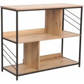 DIMITRA 100x40xH83,5cm Rustic/ Black