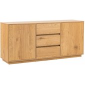 SACHA 160x40xH80cm Melamine with Oak Bark