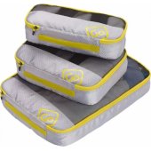 Triple Packing Cubes grey/ yellow
