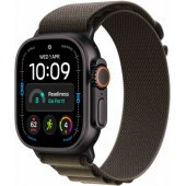 49mm Dark Olive Alpine Loop Black Titanium Finish Medium