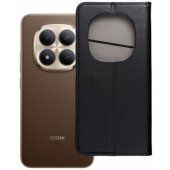Smart Case dėklas-knygutė Xiaomi Redmi Note 15 Pro Plus 5G, juodas