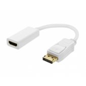Adapter Displayport to HDMI Displayport 4K 60Hz 0.2m White