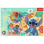 Trefl 14365 Maxi Happy Day Lilo ir Stitch dėlionė, 24 vnt.