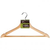 Cloth hangers 3pcs, natural