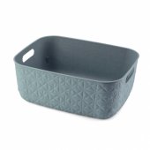 Basket Softex Blue 12.5L 38x29x14cm