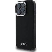 „Plain Silver Logo MagSafe“ dėklas „iPhone 16 Pro“, juodas