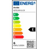 E14, G45, 6.5W, 806lm, 2700K, filament
