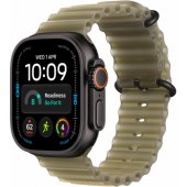 49mm Translucent Kelp Ocean Band Extension Black Titanium Finish