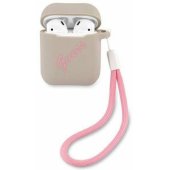 GUACA2LSVSGP Vintage case for Airpods 1/ 2 Grey
