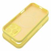 Silicone 2mm Phone Case with MagSafe iPhone 17 Yellow