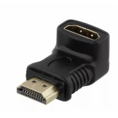 Kampinis HDMI adapteris, juodas