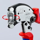 Self-adjusting crimping pliers Twistor 16 (red/ blue, for ferrul