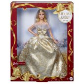 Mattel Barbie Signature Holiday Barbie, šviesiaplaukė
