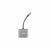 NMP-1607 USB-C HDMI pilkas