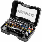 Graphite atsuktuvų antgalių rinkinys, 32 dalių (56H608)